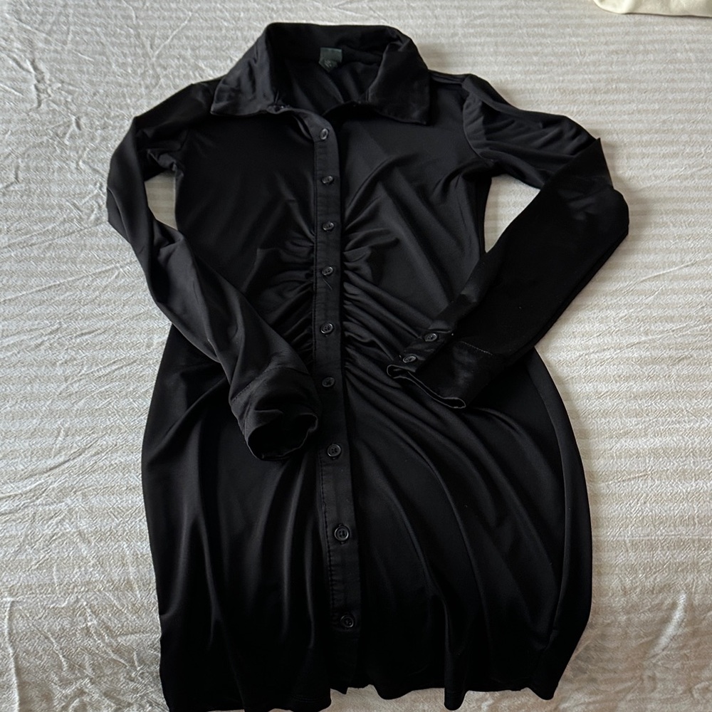 Wild Fable Black Long Sleeve Dress